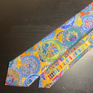 Ermenegildo Zegna venticinque geometric floral tie